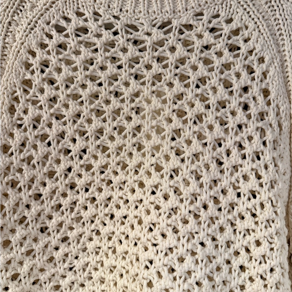 Z Supply Cream Knit Cassian Sweater size small - Picture 2 of 3